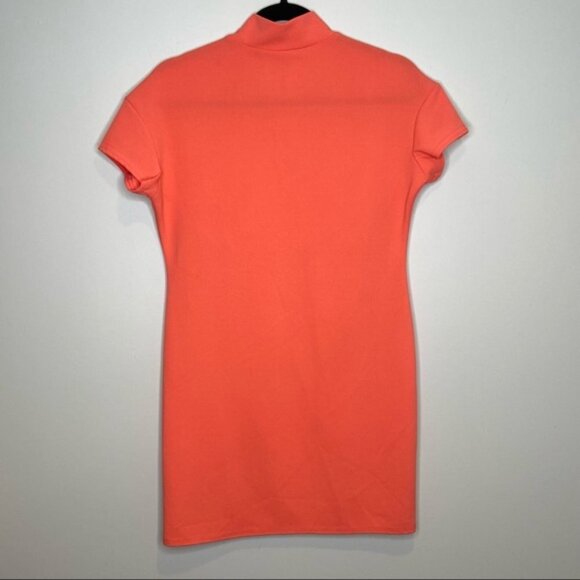 PrettyLittleThing salmon mini dress Sz 10 - Picture 4 of 8